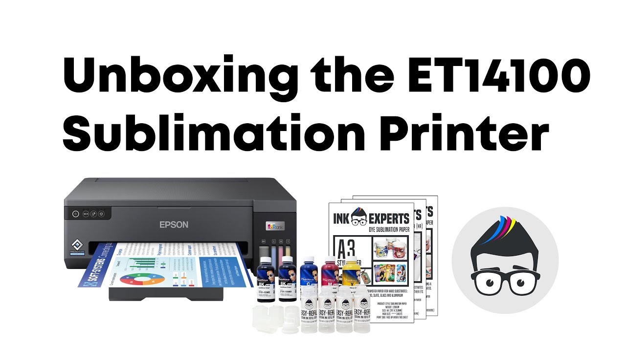 Unboxing the Ink Experts A3 Ecotank ET-14100 Sublimation Printer - YouTube