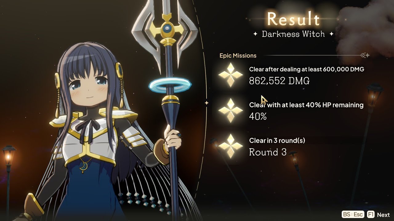 Madoka Magica Magia Exedra - Darkness Witch [Chaos] ⭐️⭐️⭐️ - YouTube