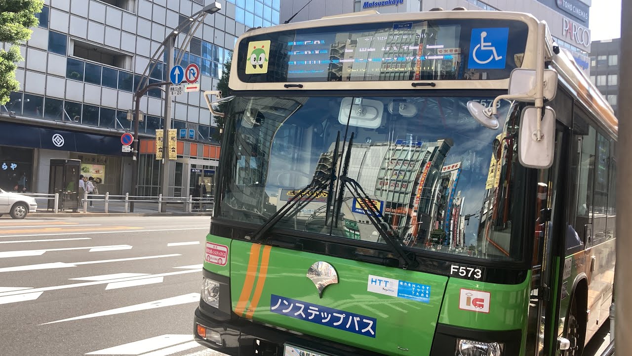 都営バス車窓 早稲田・江戸川橋→上野松坂屋前/ 上58 早稲田1132発