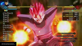 DRAGON BALL XENOVERSE 2 Combo - "God Fire" (Fire Moveset)