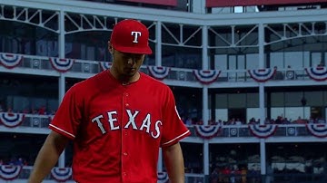 CLE@TEX: Darvish escapes a jam with runners on