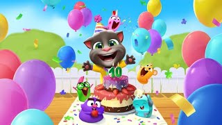 MY TALKING TOM 2 NEW UPDATE - TOM'S 10TH BIRTHDAY PARTY EVENT @TalkingFriendsGames