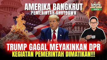 Parah, Amerika Bangkrut, Trump Menghentikan Pemerintahan!!!