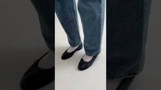 Chanel Interlocking CC Logo Ballet Flats