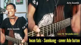 Iwan fals - sumbang - cover Ade baton ( live tik tok )