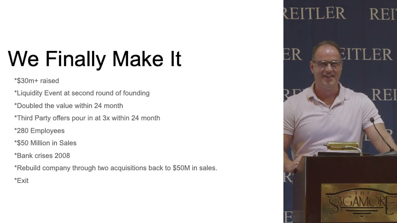 Ed Foy; The Chateau Restaurants; Founder Stories at VCs on Tees 2023