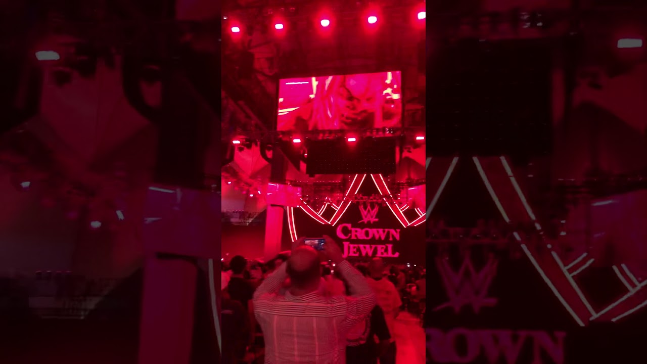 WWE Crown Jewel - The Fiend “Bray Wyatt” raise the Universal Championship belt