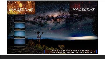 Astro Photography Tracked and Stacked