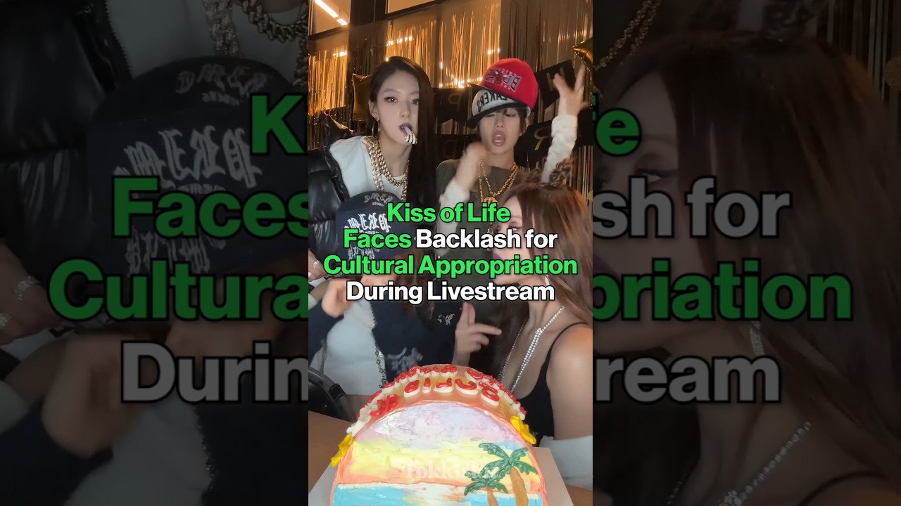 Kiss of Life столкнулся с негативной реакцией за культурную апроприацию во время прямой трансляци...