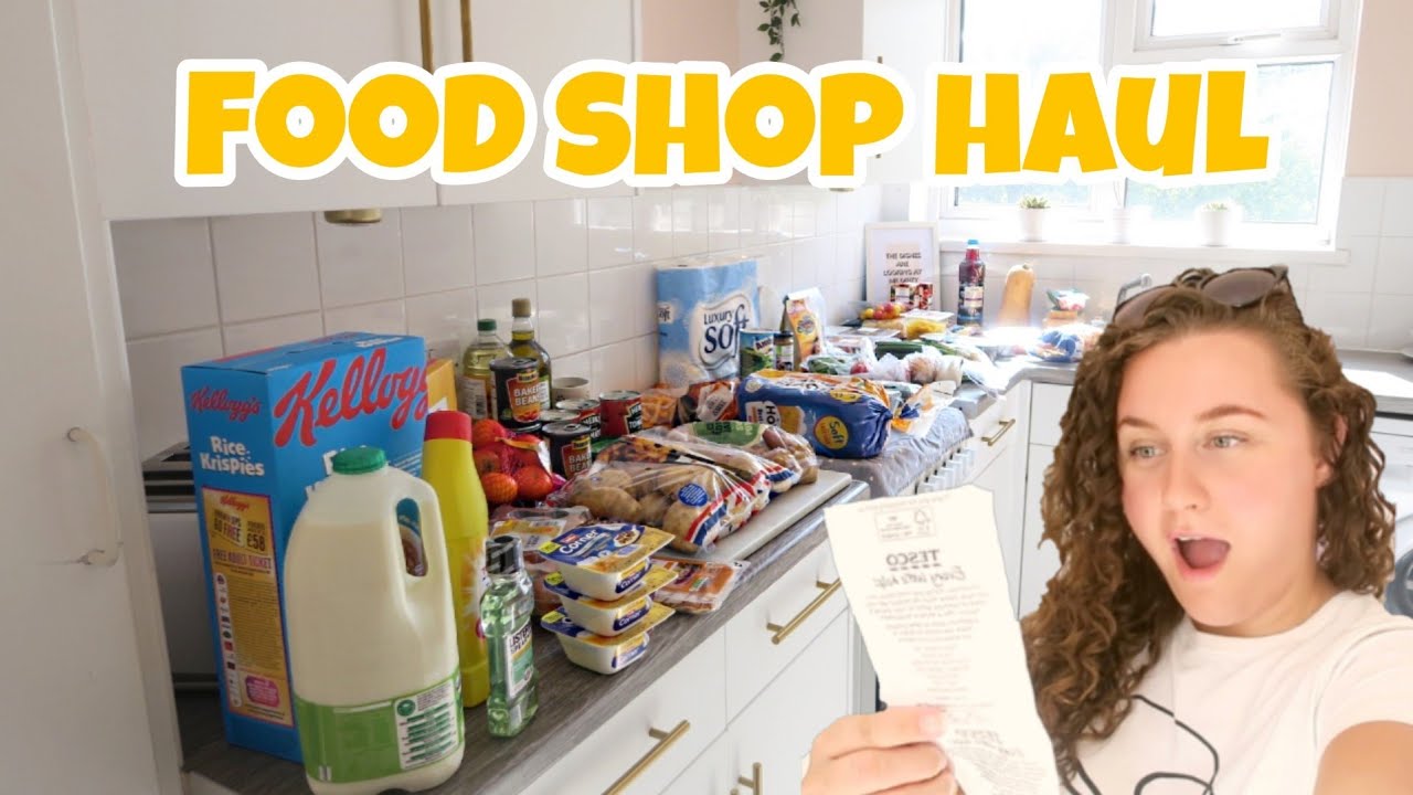 TESCO FOOD SHOP HAUL & MEAL PLANNING My most EXPENSIVE one yet! YouTube
