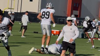 BROCK BOWERS BACK IN PRACTICE FOR RAIDERS TRIP TO HOUSTON TO TEXANS