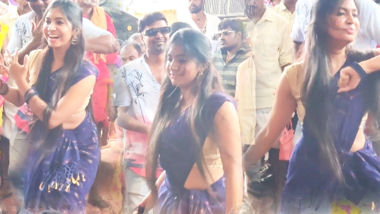 குலசை தசரா 2024 actress and dancer sangavi dance at thandavankadu #thandavankadu #kulasaidasara2024