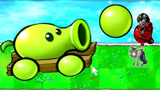 Collection Sunflower with HUGE CANNON PEA - Plants vs Zombies Hybrid really fun gameplay