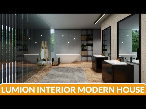 interior lumion modern house render