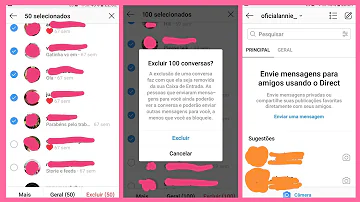Como apagar mensagem Recebidado Instagram?