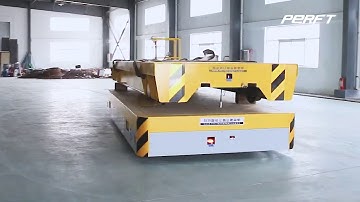 20t AGV Electric Trackless Transfer Platform Cart for Material Handling