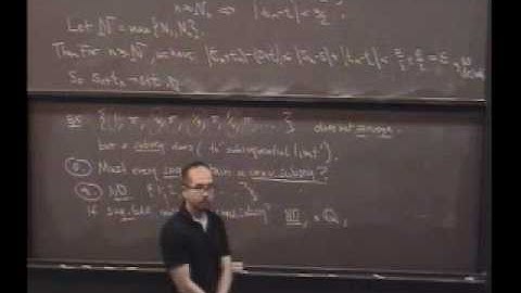 Real Analysis, Lecture 16: Subsequences, Cauchy Sequences (5/8)