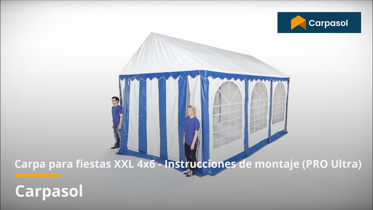 Carpa Para Fiestas XXL 4x6 Instrucciones De Montaje PRO Ultra carpa-para-fiestas-xxl-4x6-instrucciones-de-montaje-pro-ultra