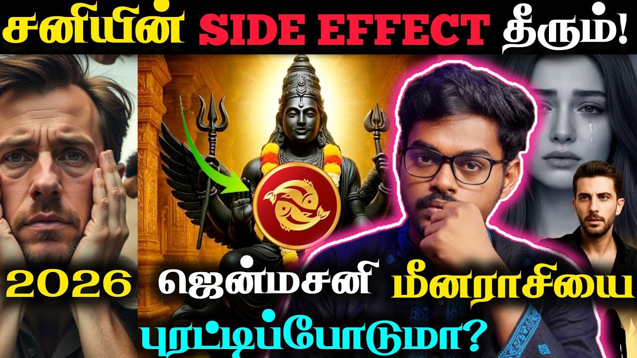 😱ஜென்மசனி மீனராசியை புரட்டிப்போடுமா?|HAPPY NEWYEAR 🎉#trending#meenarasipalan #meenarasi#newyear2026