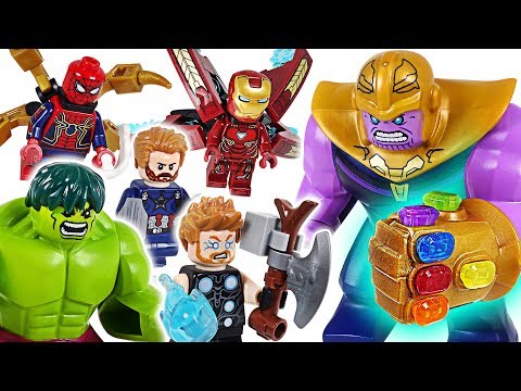 LEGO Avengers Endgame Final Battle Part 1 - 5 Avengers VS Thanos Army. 