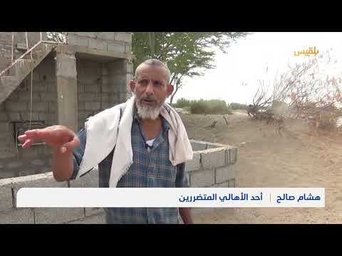 لحج... زحف الرمال يهدد منازل الأهالي ويُعيق حياتهم