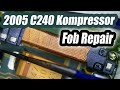 Rparation acclre du portecls kompressor benz c240 2005  bobine casse et metteur infrarouge