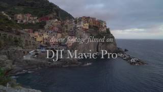 Cinque Terre Italy - Dji Mavic Pro Drone Priest With Balloons - Tiny Ruins