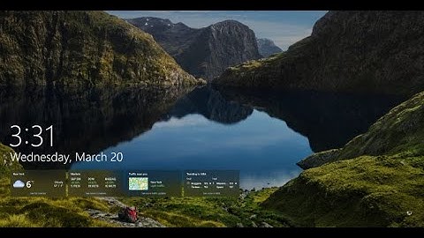 SET a custom LOCK screen wallpaper on Windows 10/11!