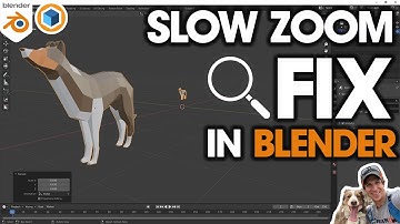 Fixing the SLOW ZOOM Issue in Blender! Quick Tutorial