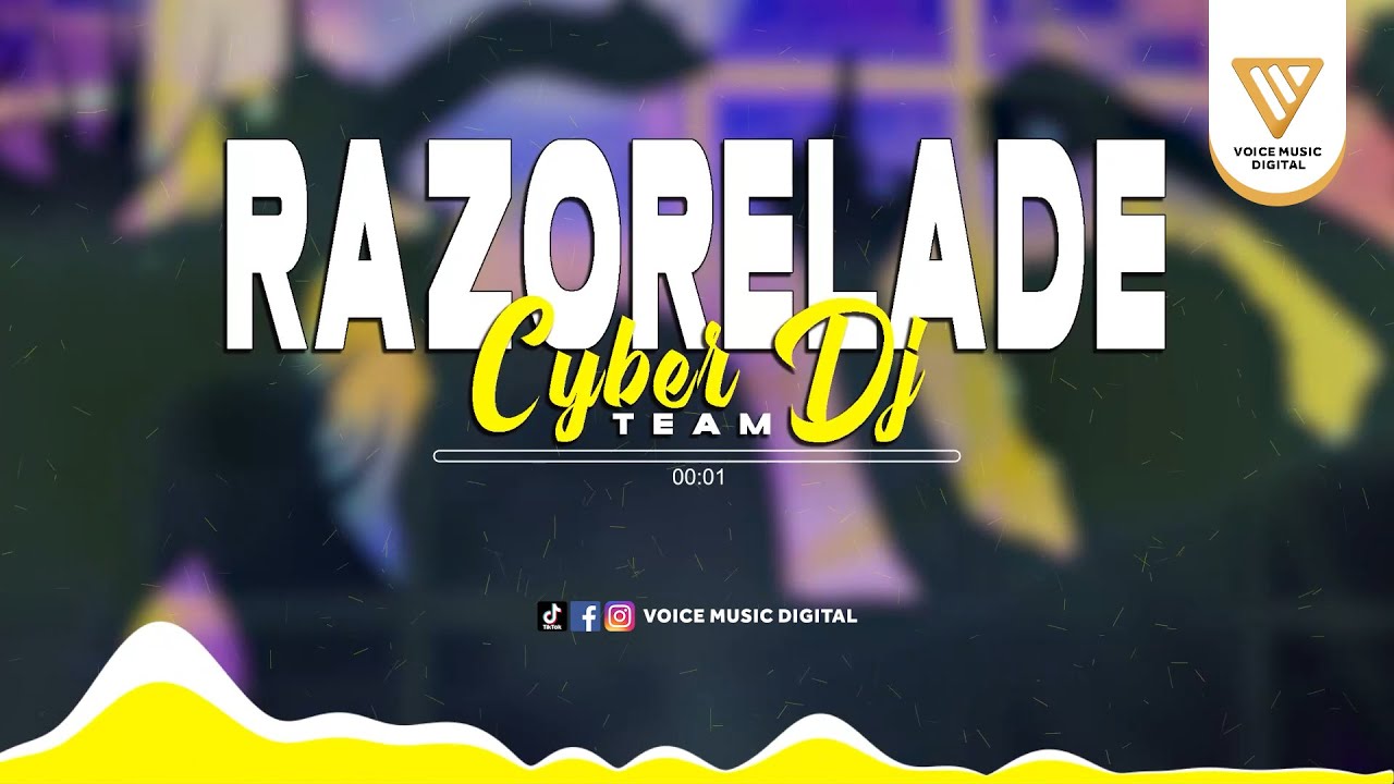 DJ Razorelade - CYBER DJ TEAM (Official Audio Visualizer)