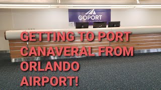 Getting to and From Port Canaveral from Orlando Airport. GO Port! Cheap and Convenient