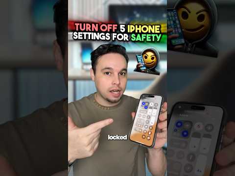 ❌ Turn OFF 5 Settings to Protect iPhone When it’s Locked 🔒 #iphonetips #iphone