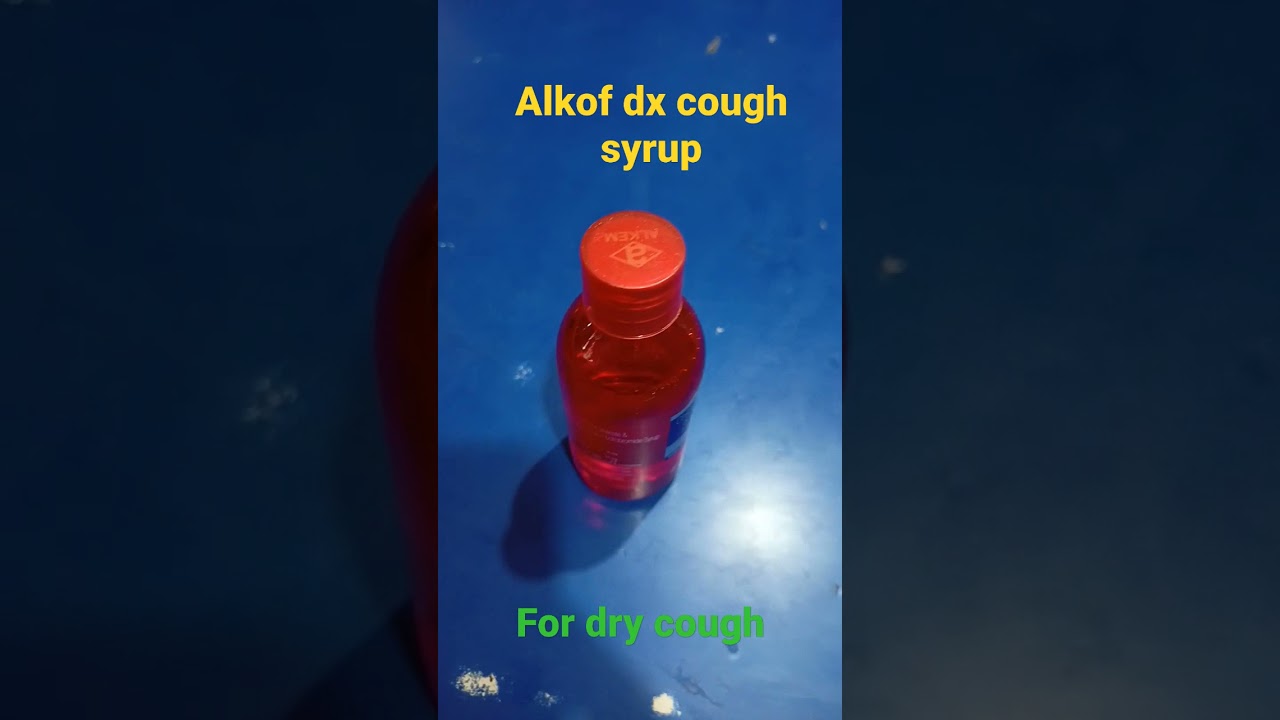 dry cough syrup
