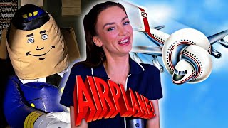 BRITISH GIRL'S FIRST TIME WATCHING * AIRPLANE! (1980) * MOVIE REACTION!! NOT what I was expecting!!