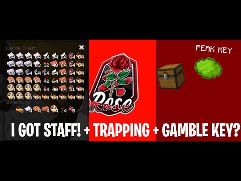 RoseHCF: I GOT STAFF!!!! + Trapping and Perk/Gamble Key Giveaway!