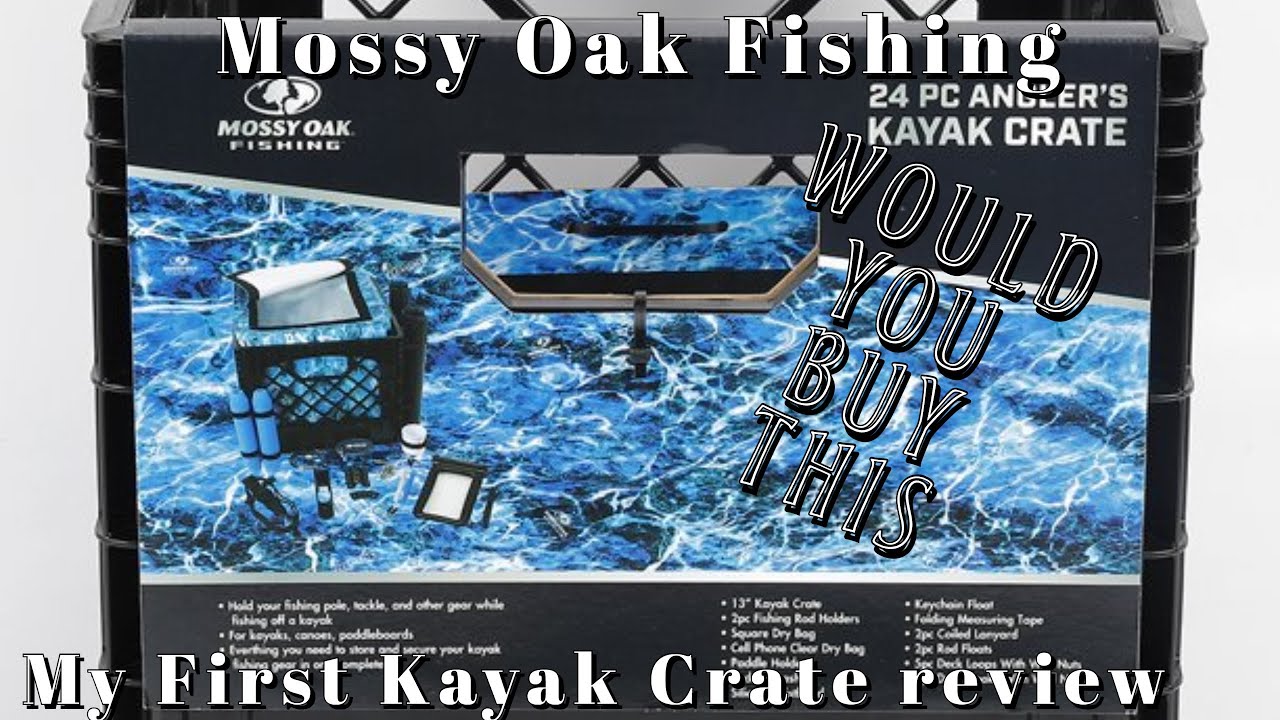 My first kayak crate review #bankfishing #kayakfishing #mossyoak