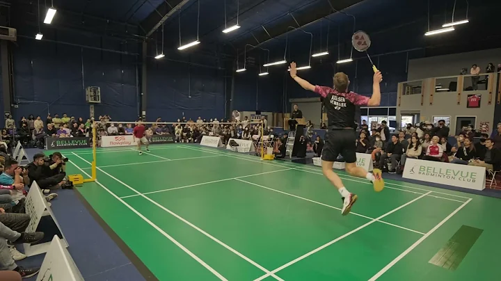 Bellevue Badminton Club Viktor Axelsen Exhibition  - Viktor Axelsen vs William Hu - DayDayNews