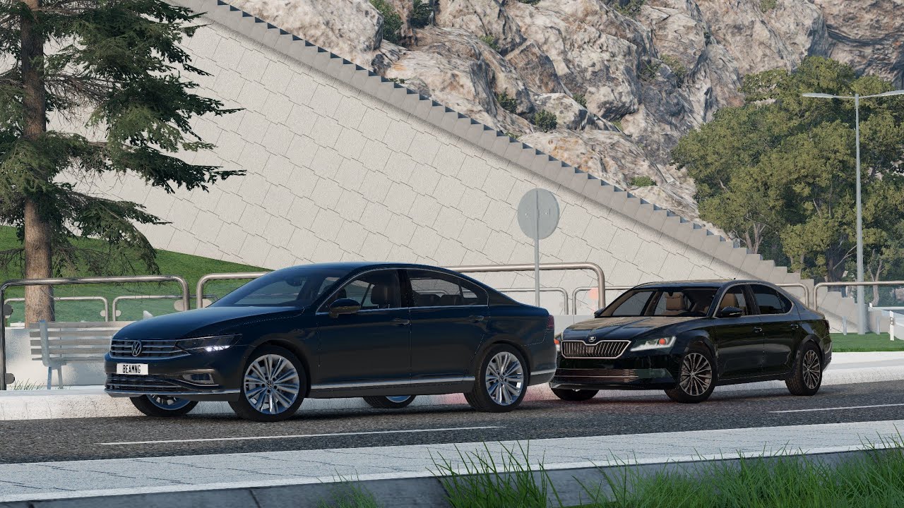 PASSAT vs SUPERB | Jump Test & Dayanıklılık Karşılaştırması  | BeamNG.drive