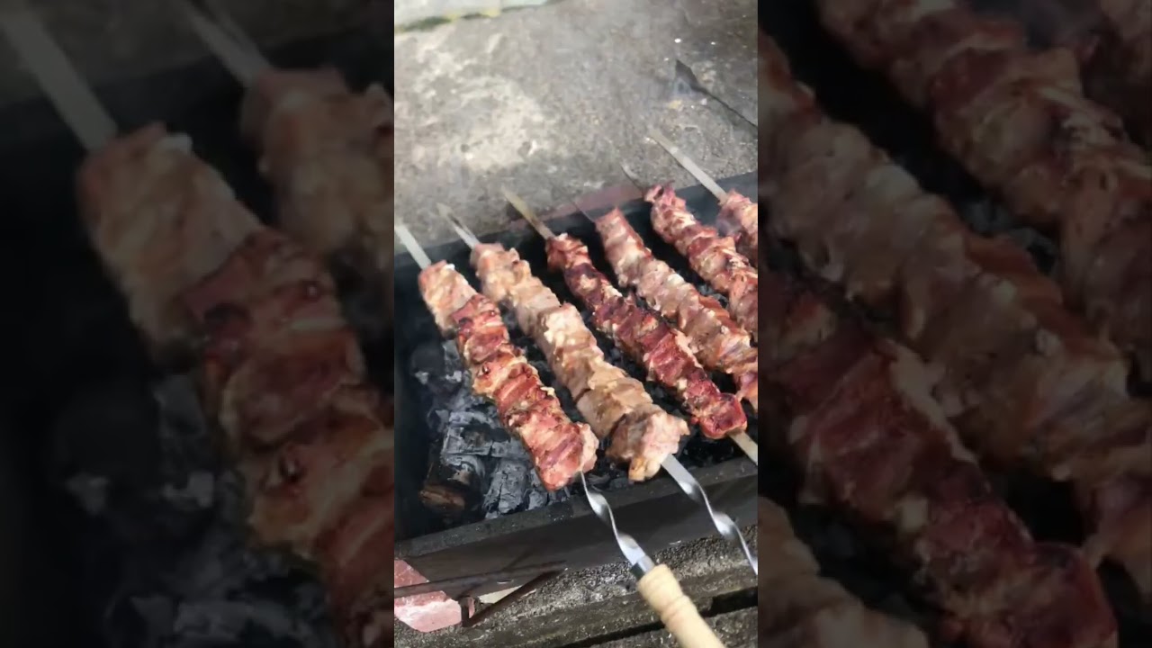 Opening of the barbecue season.#shorts#barbecue#cooking #nature 