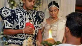 Sri Lankan Teledrama Actress Manjula Kumaris Wedding Photos
