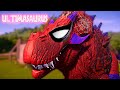 NEW! HULK Evolved T-REX Vs Spider-Man Ultimasaurus Godzilla Jurassic World Evolution Dinosaurs Mod🌍