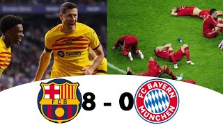 BARCELONA 8 - 0 BAYERN MUNICH | Barcelona strikes back at Camp Nou | PC GAMEPLAY