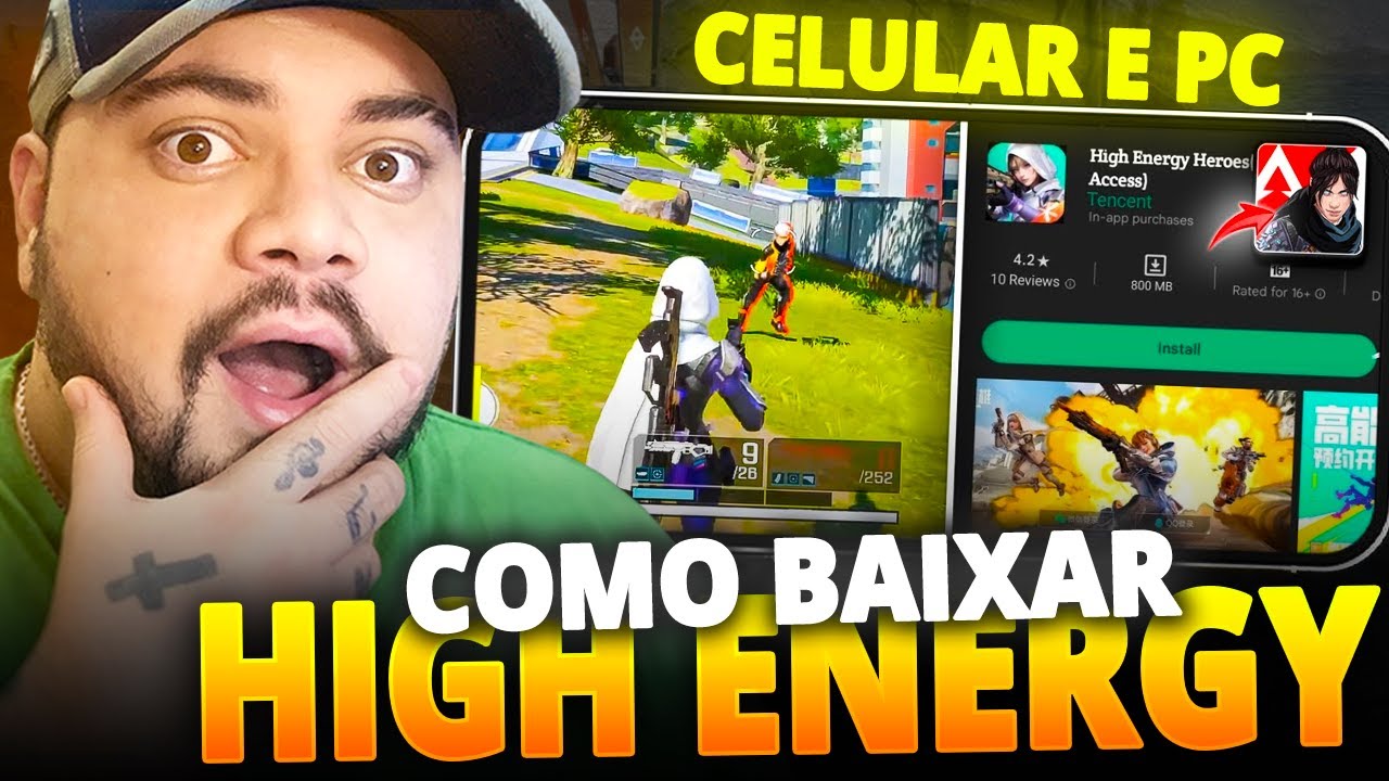 COMO BAIXAR E INSTALAR O HIGH ENERGY HEROES - PC E CELULAR! JEITO FÁCIL ‹ FenixBRyt ›