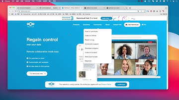 ubuntu server 20 04 using docker compose install open source cloud NextCloud can sync files