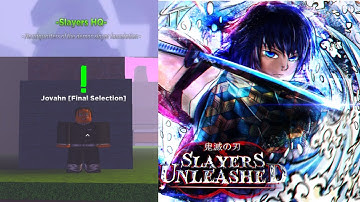 [CODES] Slayers HQ+Final Selection NPC [Slayers Unleashed]