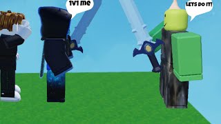 So I 1v1'd Someone Who Hated My Clan In Roblox Bedwars