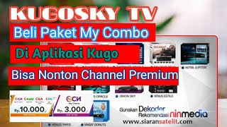 Kugosky, Beli paket My Combo, Langsung Di Aplikasi Kugo, Bisa Nonton Channel Premium screenshot 2