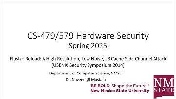 Discussion Day: Flush + Reload: A High Resolution, Low Noise, L3 Cache Side-Channel Attack