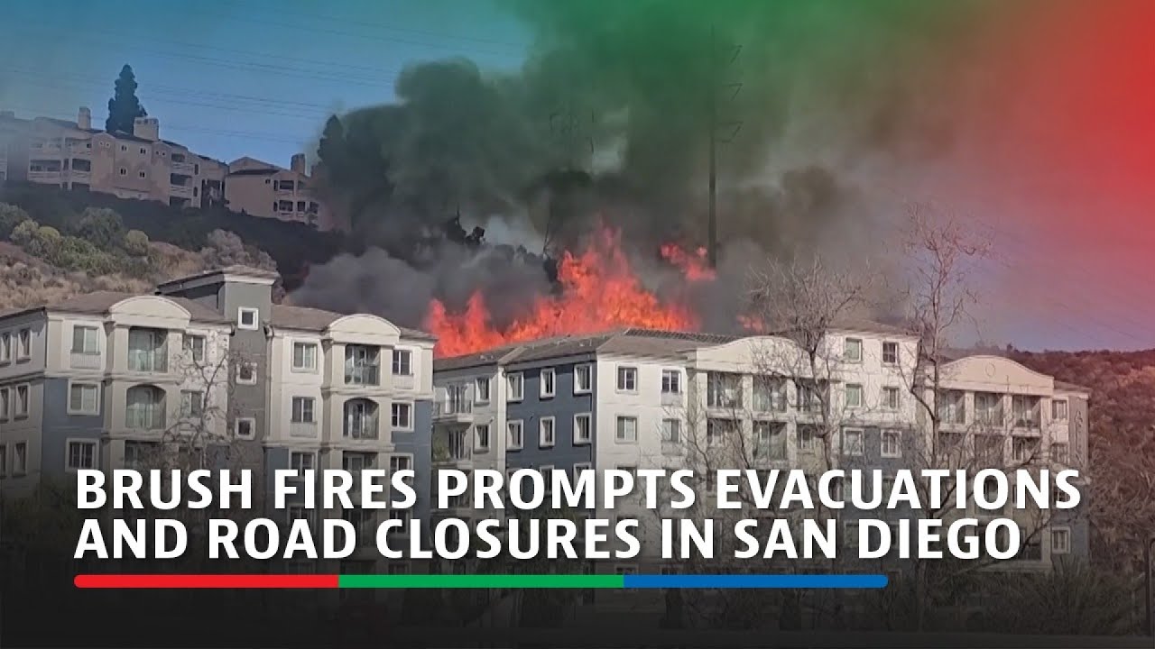 Brush fires prompts evacuations and road closures in San Diego | ABS ...