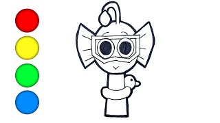 Sprunkiアニメーション | 子供向けのIncredibox Sprunkiアニメーションの描き方と塗り方 screenshot 3